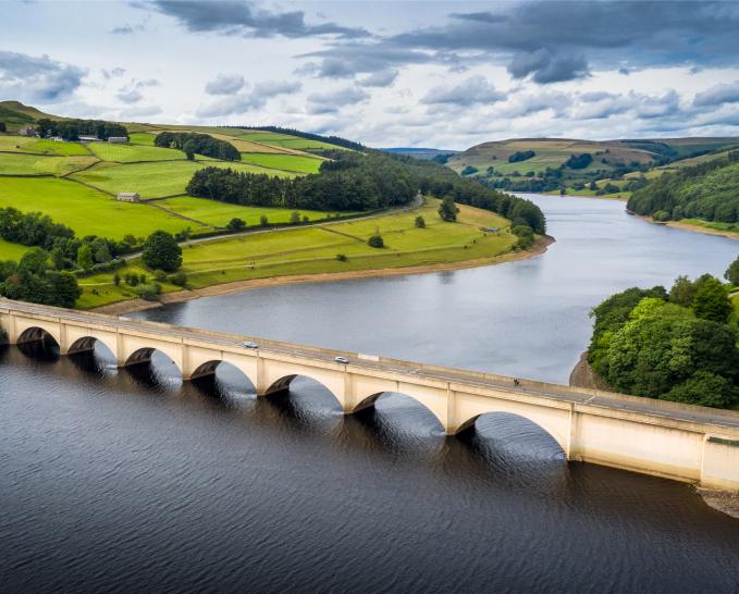Photo of a bridge over water